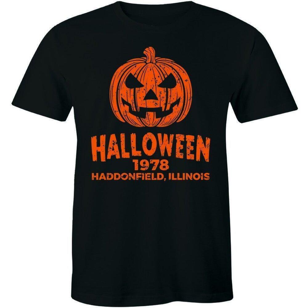 Halloween 1978 Graphic Tee Horror Movie Haddonfield Pumpkin Tv Show Fan Shirt